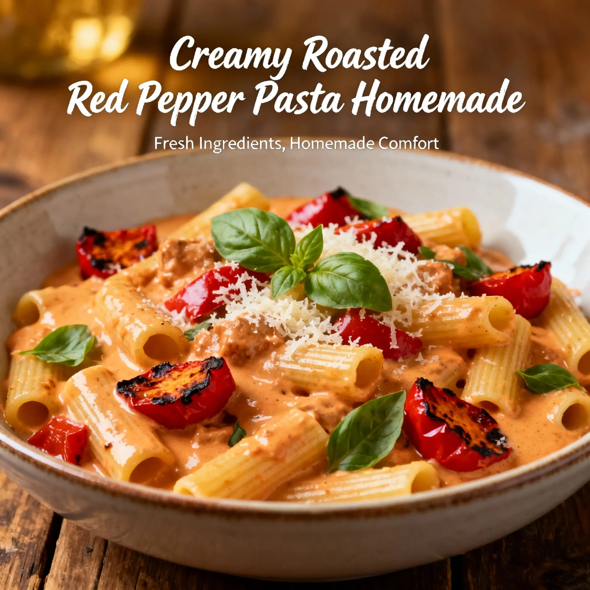 Creamy Roasted Red Pepper Pasta