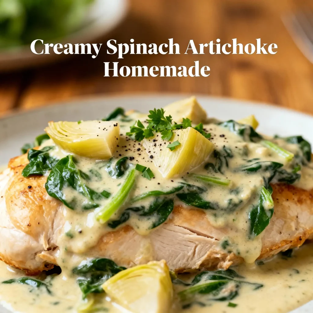 Creamy Spinach Artichoke Chicken