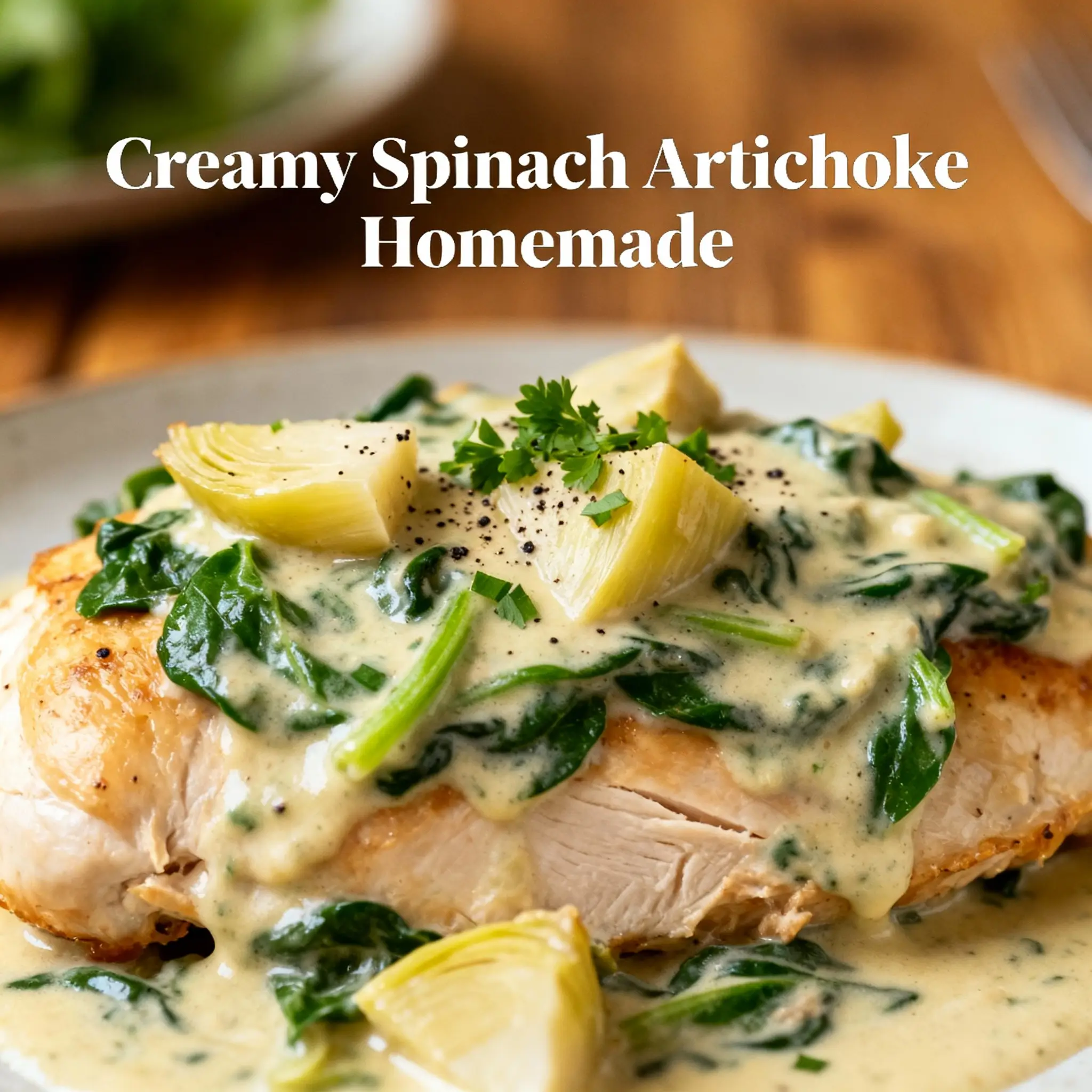 Creamy Spinach Artichoke Chicken