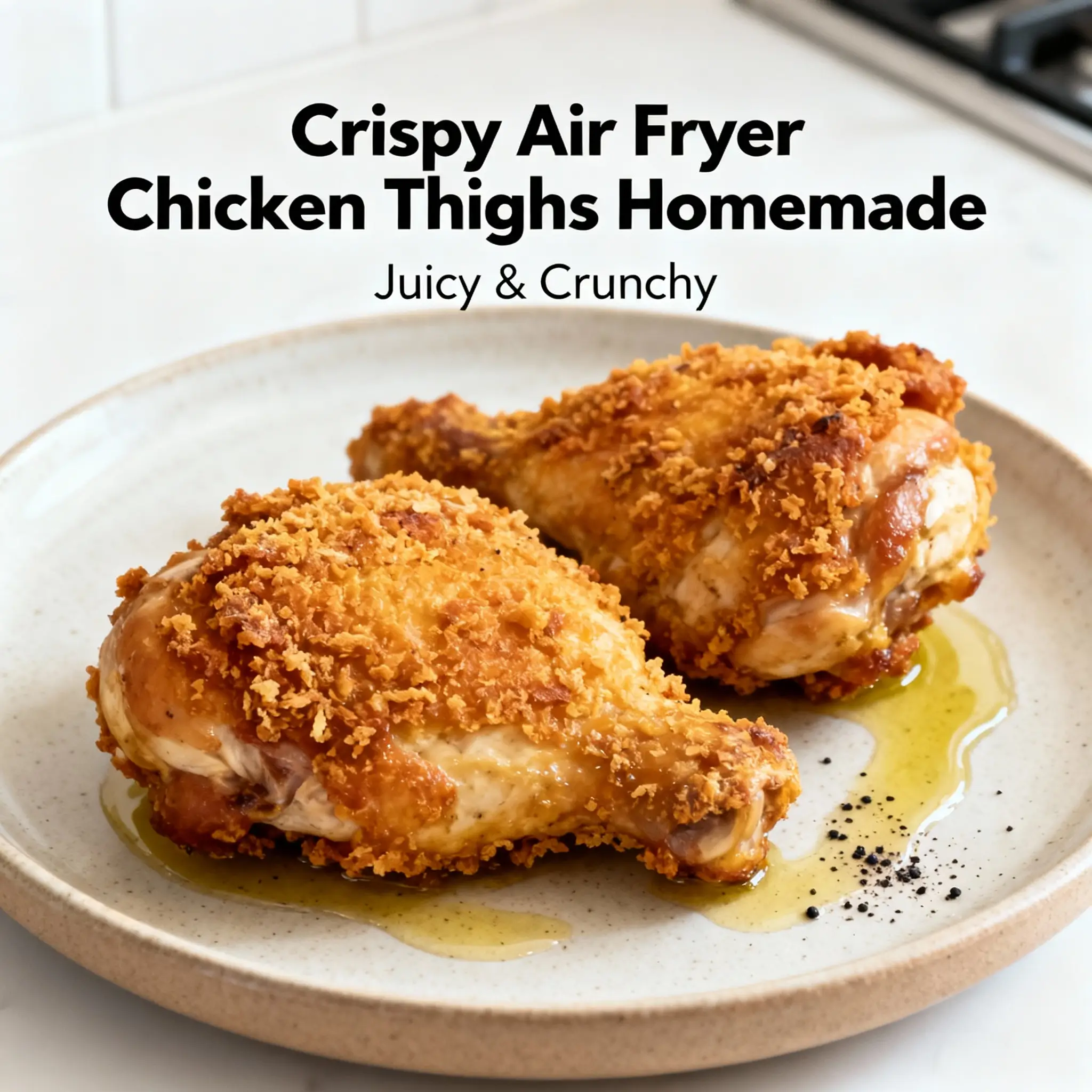 Crispy Air Fryer Chicken Thighs