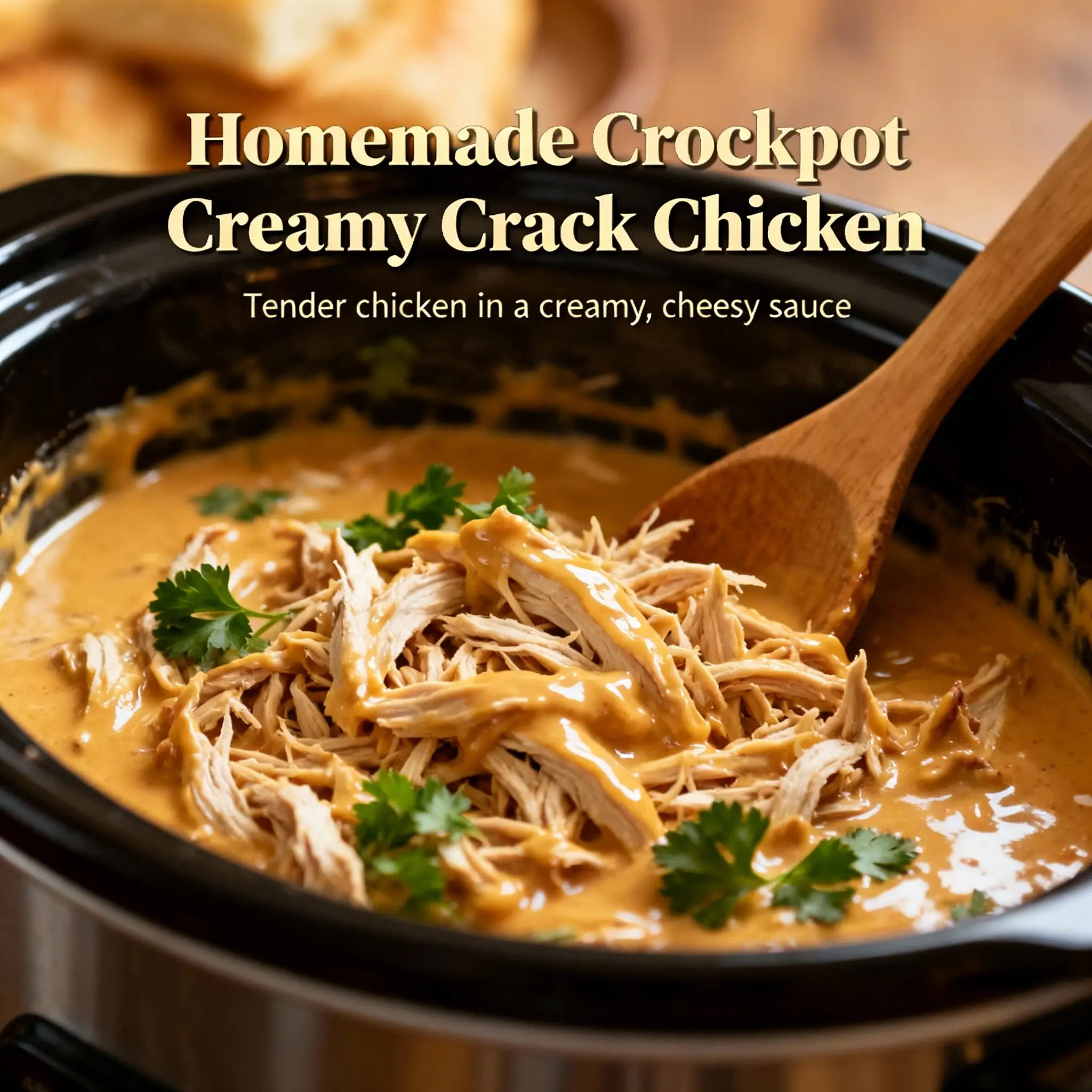 Crockpot Creamy Crack Chicken