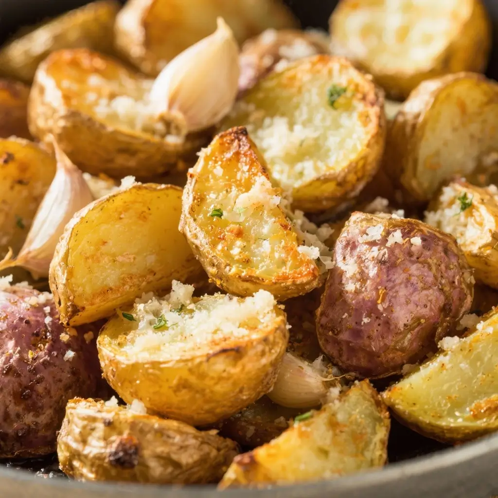 Garlic Parmesan Roasted Potatoes