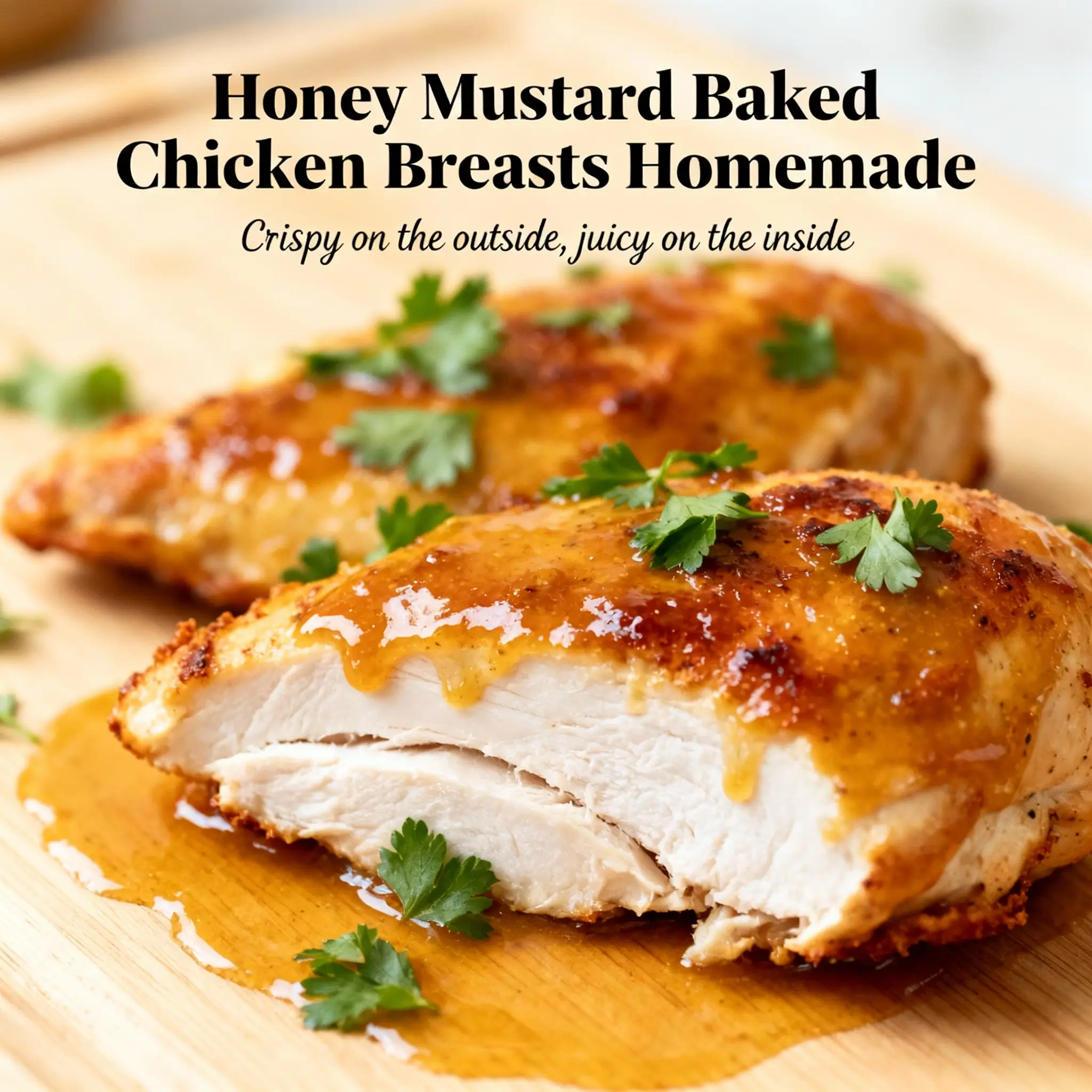 Honey Mustard Baked Chicken Breasts