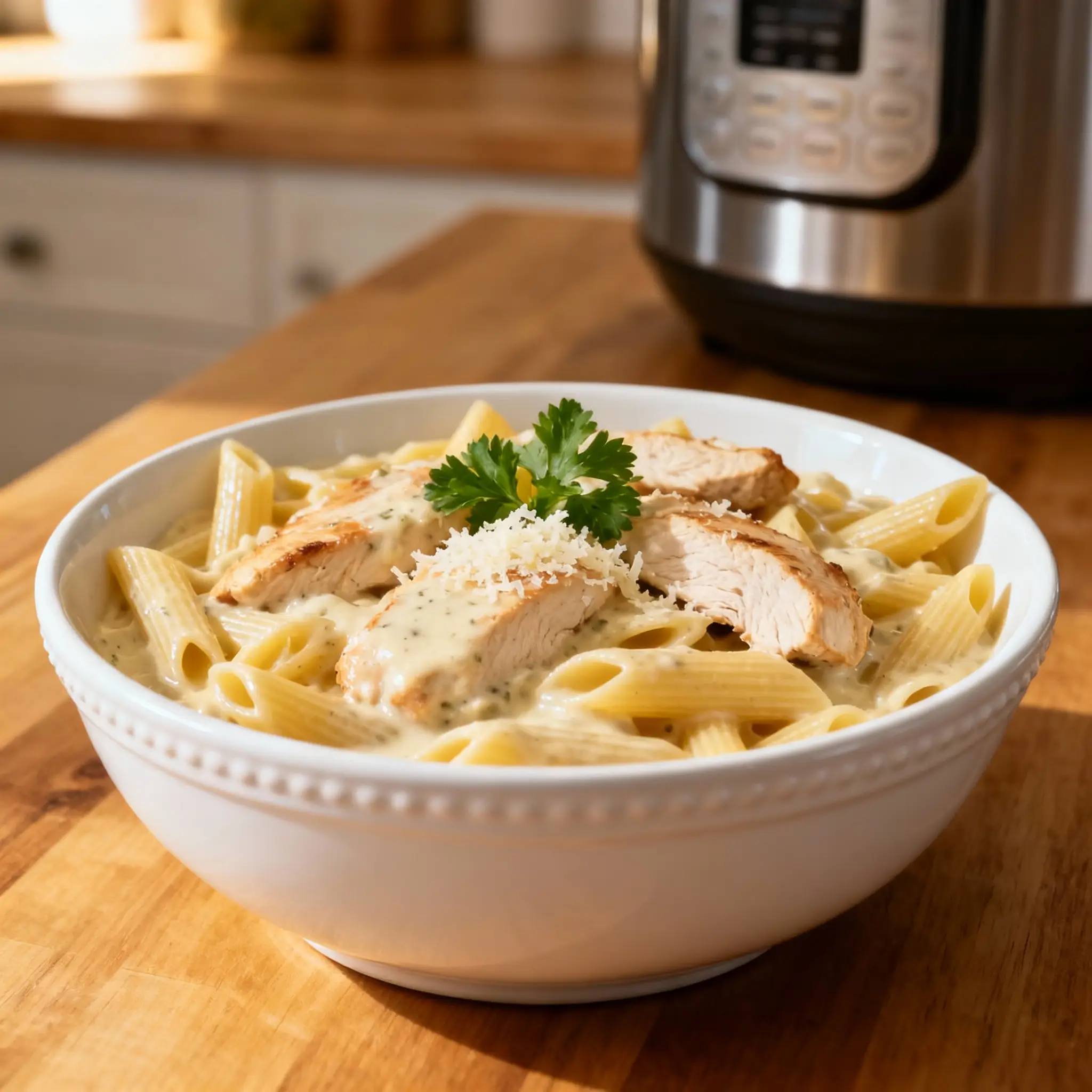 Instant Pot Chicken Alfredo