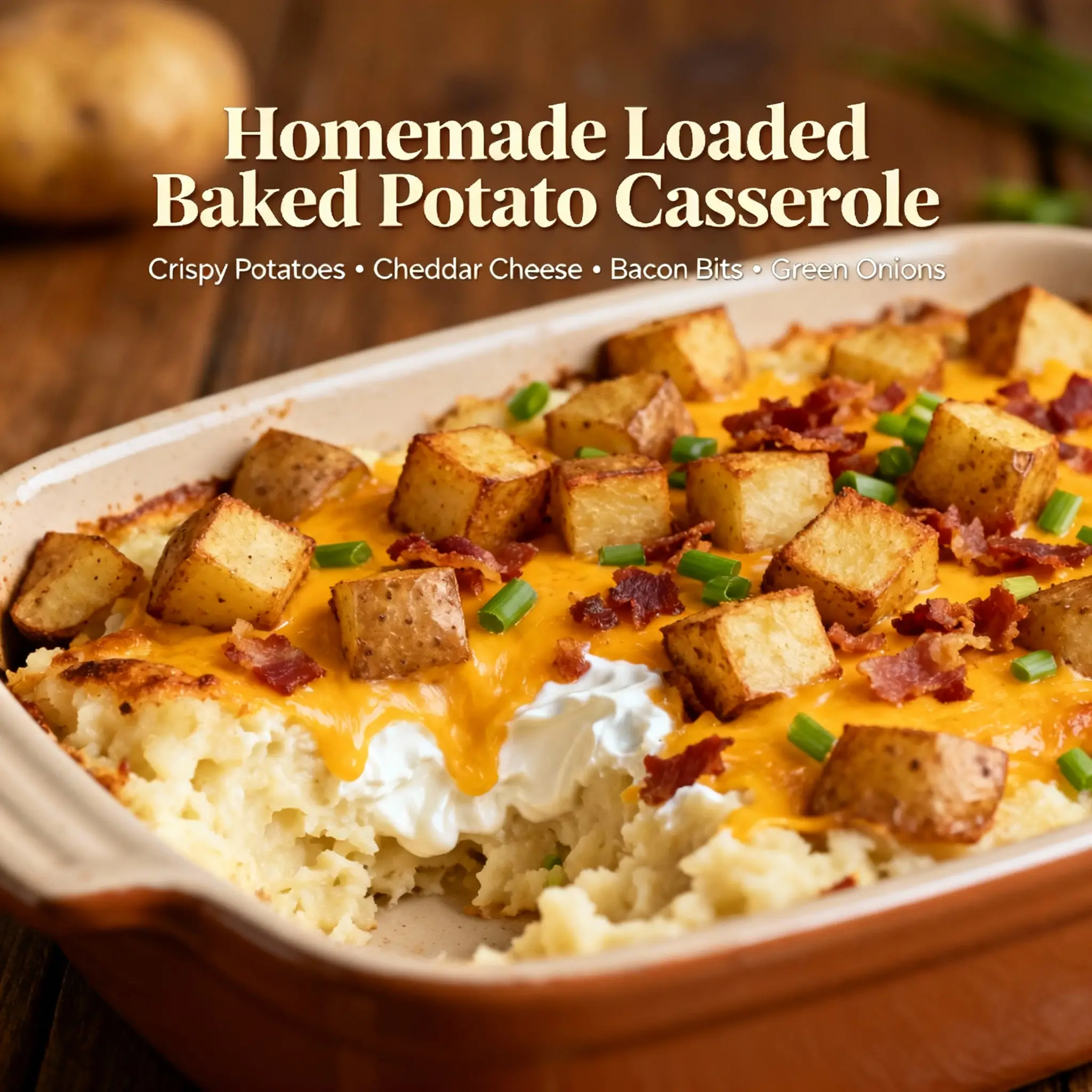 Loaded Baked Potato Casserole