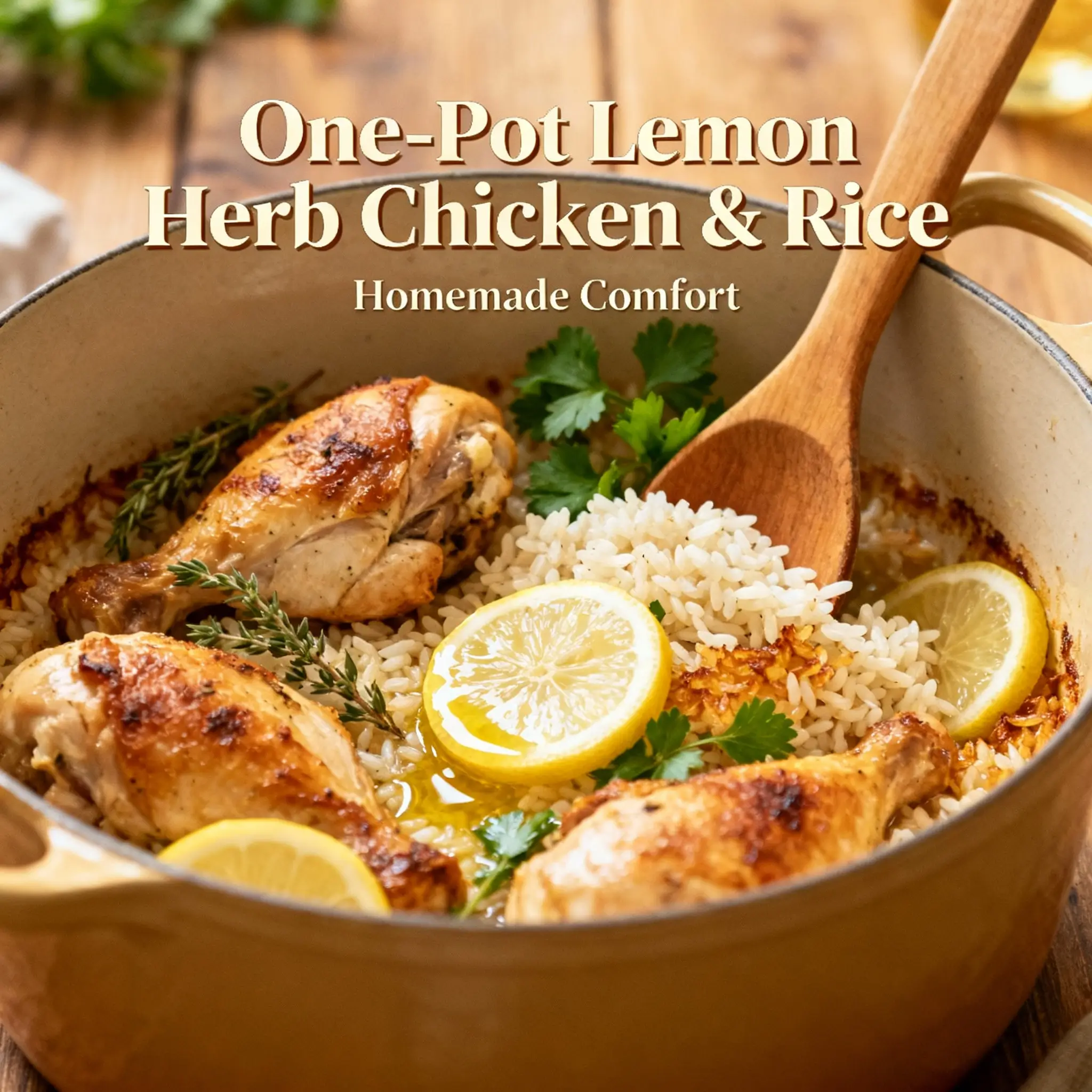 One-Pot Lemon Herb Chicken & Rice