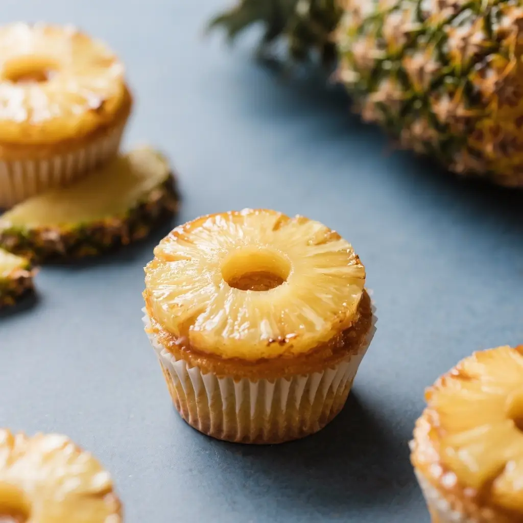Pineapple Upside-Down Cupcakes