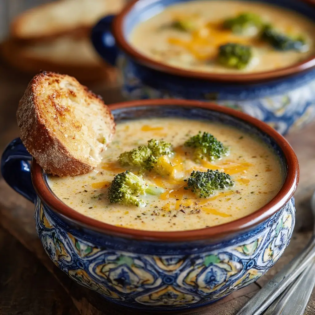 Slow-Cooker Broccoli Cheese Soup