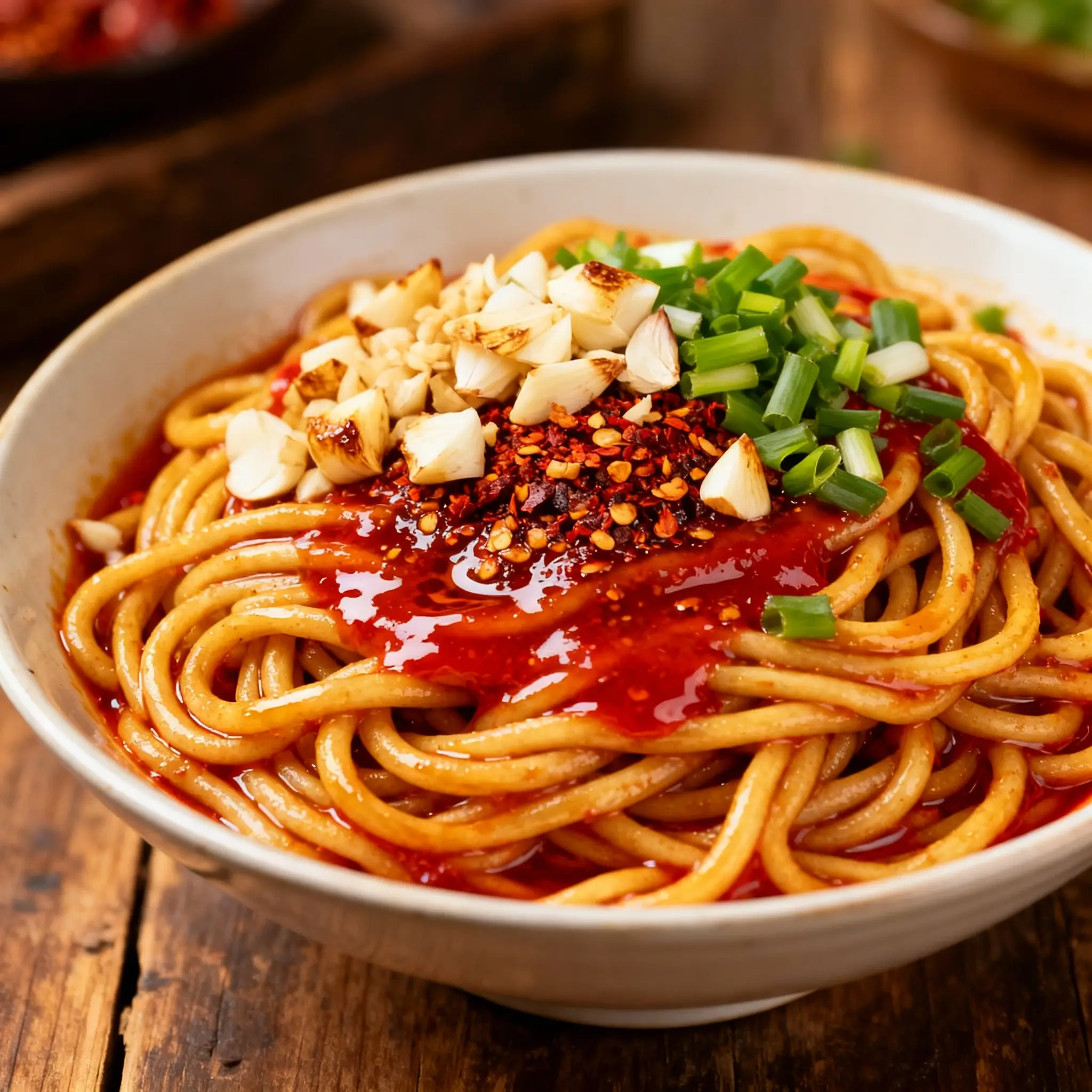 Spicy Chili Garlic Noodles