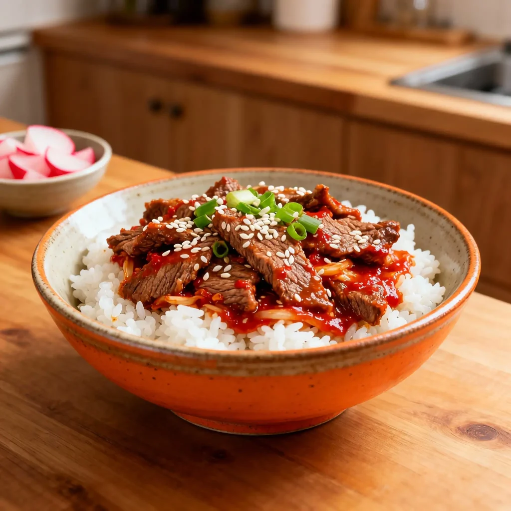 Spicy Korean Beef Bowls