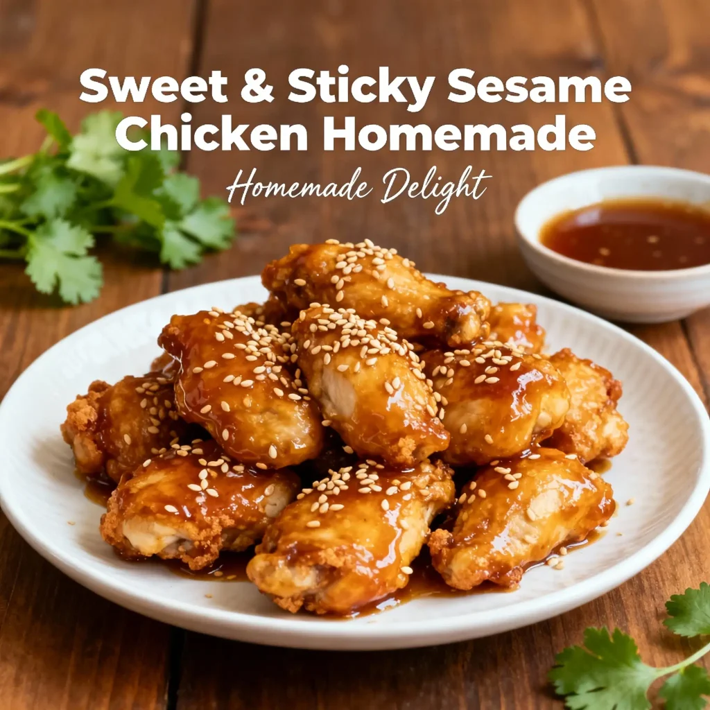 Sweet & Sticky Sesame Chicken