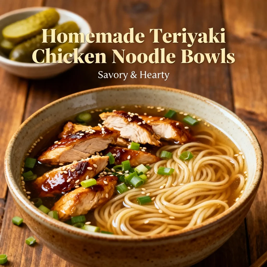 Teriyaki Chicken Noodle Bowls