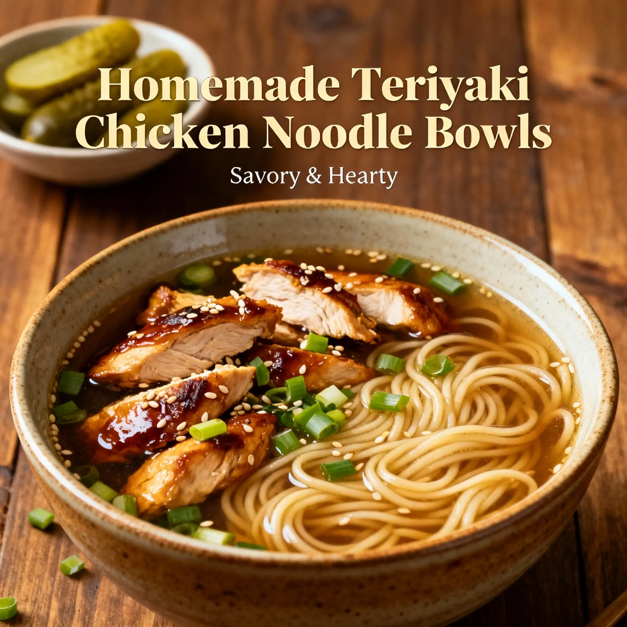 Teriyaki Chicken Noodle Bowls