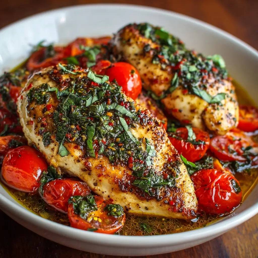 Tomato-Basil Chicken