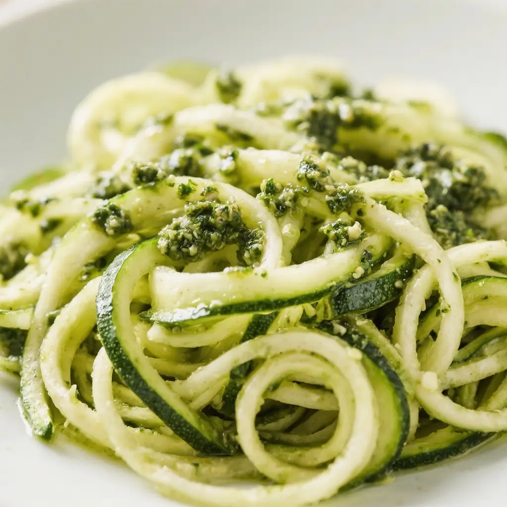 Zucchini Noodles with Pesto