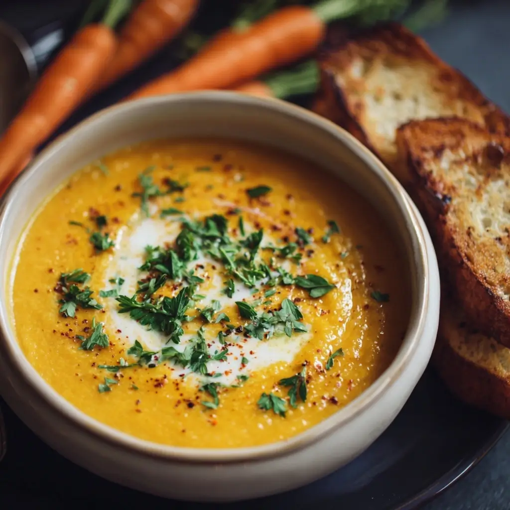 Carrot Coconut Cream Soup