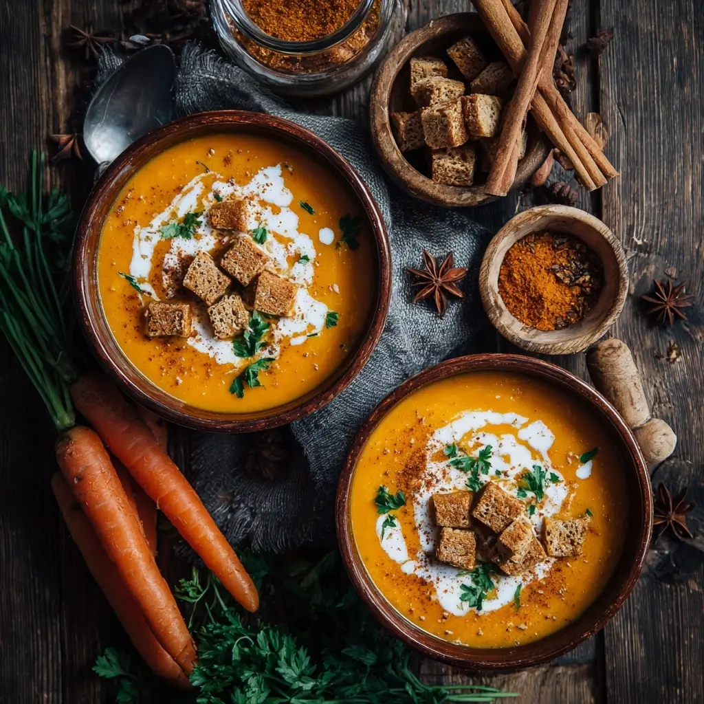 Cozy Cinnamon Carrot Soup