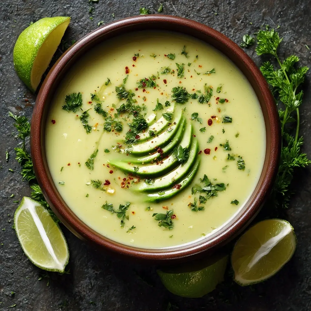 Creamy Avocado Lime Soup