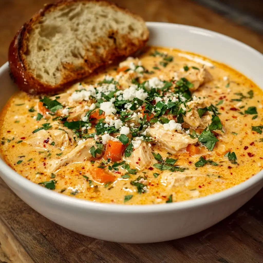 Creamy Buffalo Chicken Soup