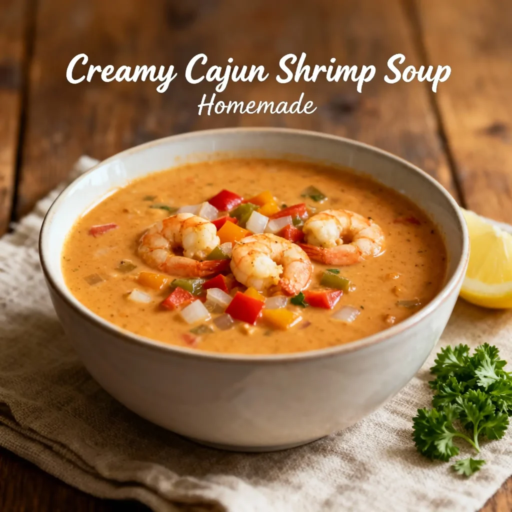 Creamy Cajun Shrimp Soup