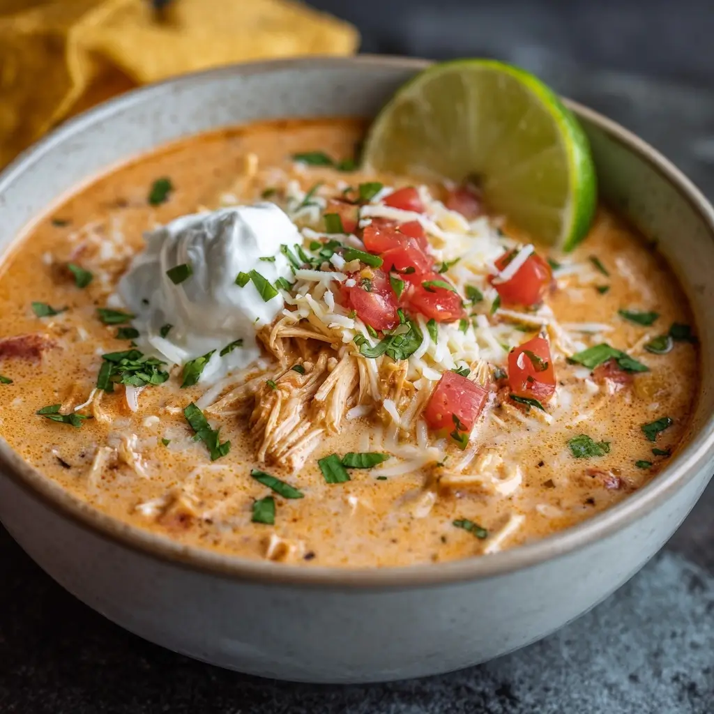Creamy Chicken Enchilada Soup