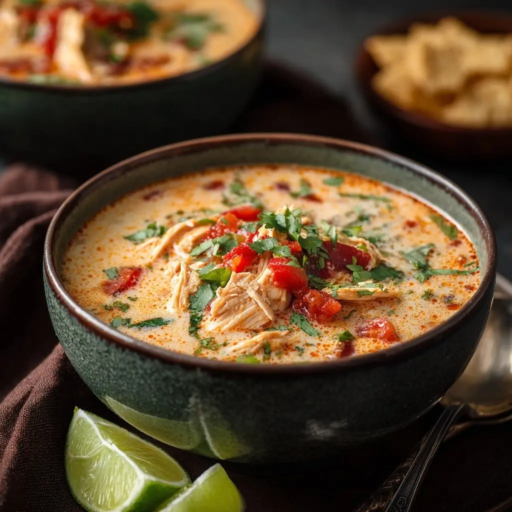 Creamy Chicken Fajita Soup