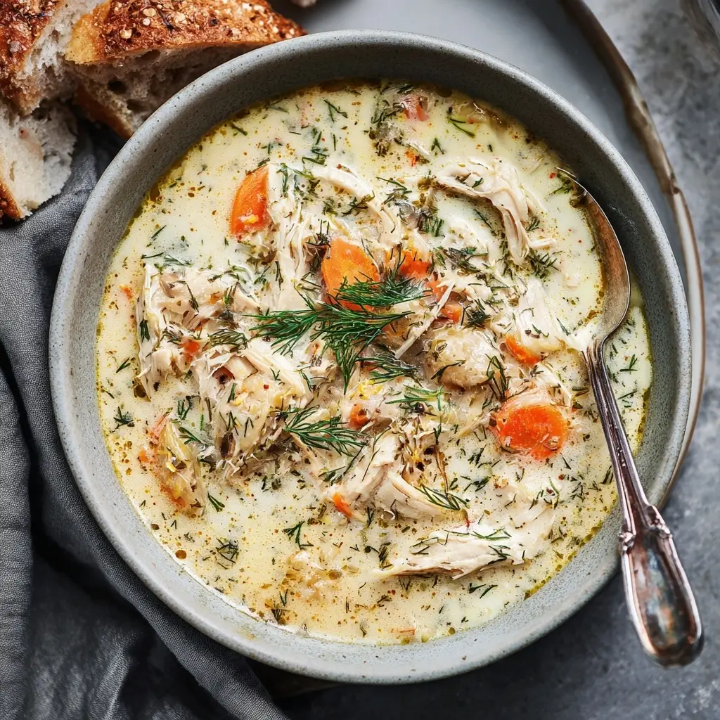 Creamy Dill Chicken Soup