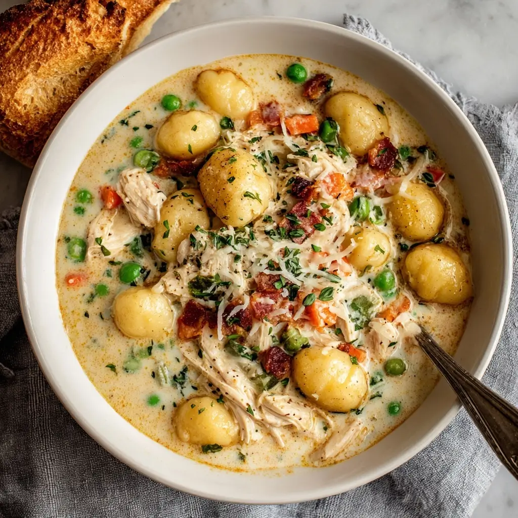 Creamy Gnocchi Chicken Soup