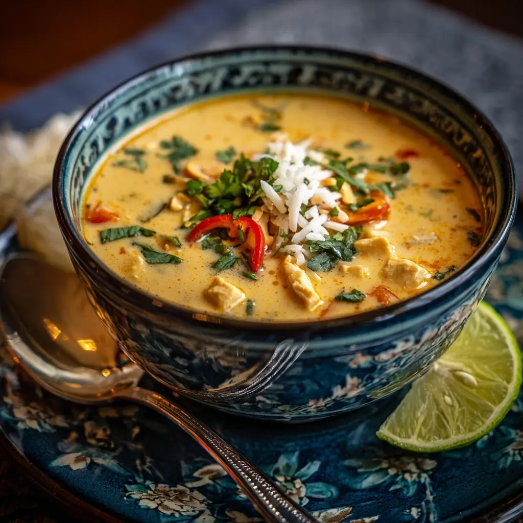 Creamy Peanut Thai Soup