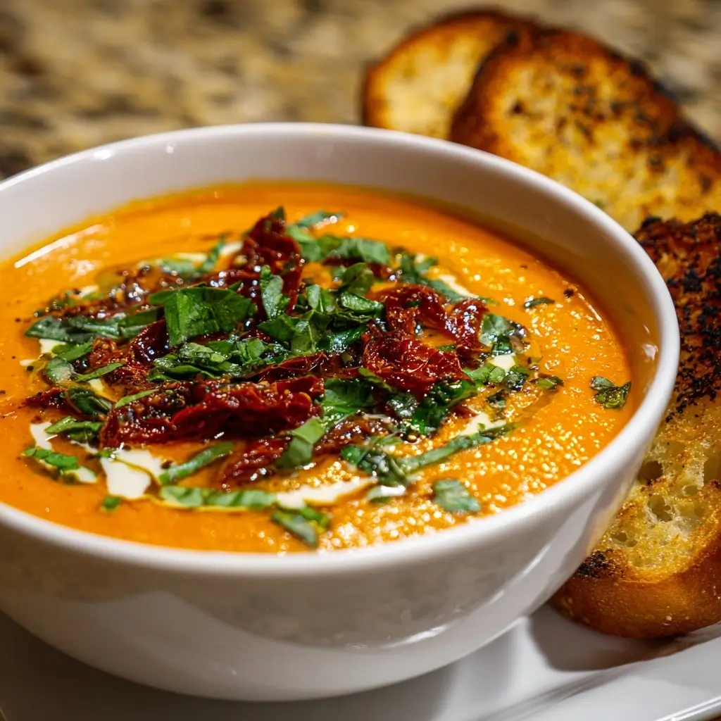 Creamy Sun-Dried Tomato Soup