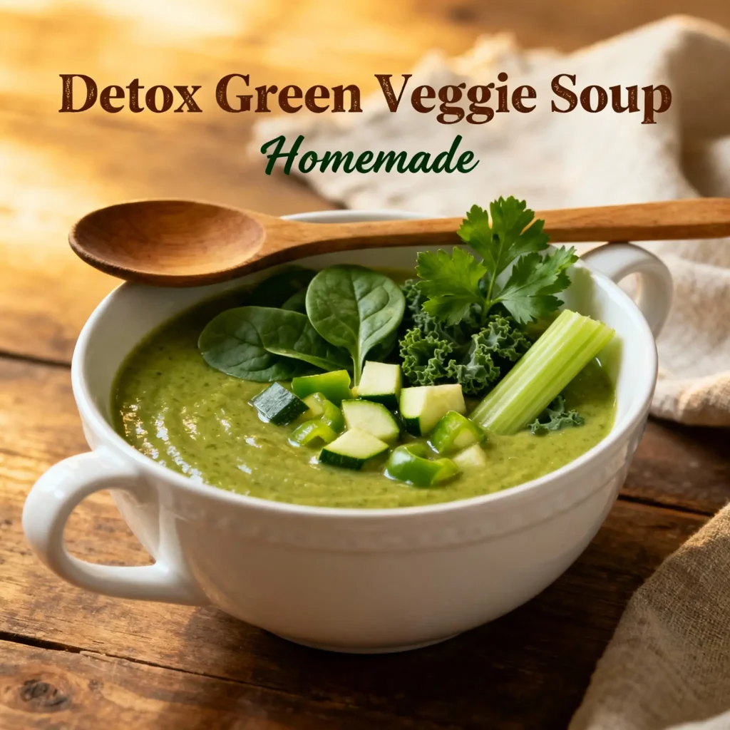 Detox Green Veggie Soup
