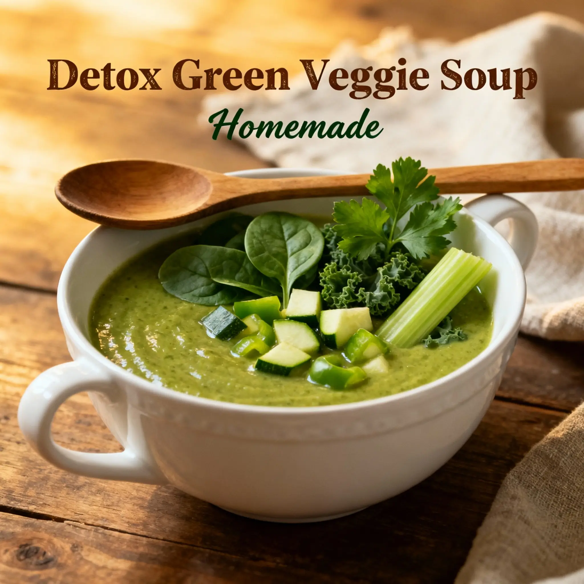 Detox Green Veggie Soup