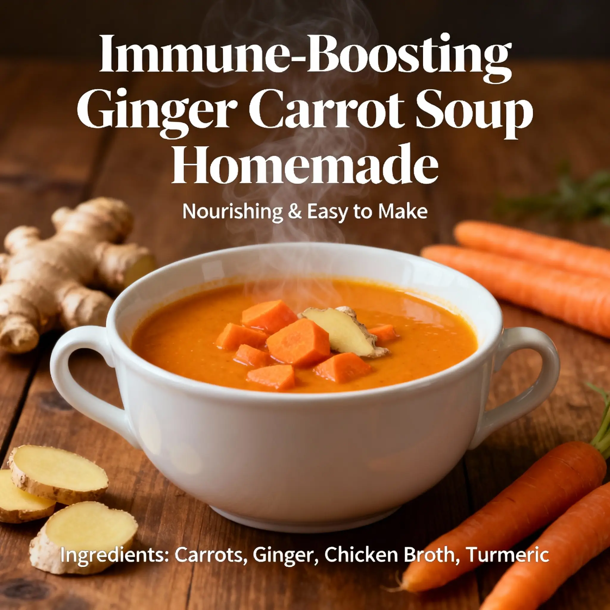 Immune-Boosting Ginger Carrot Soup