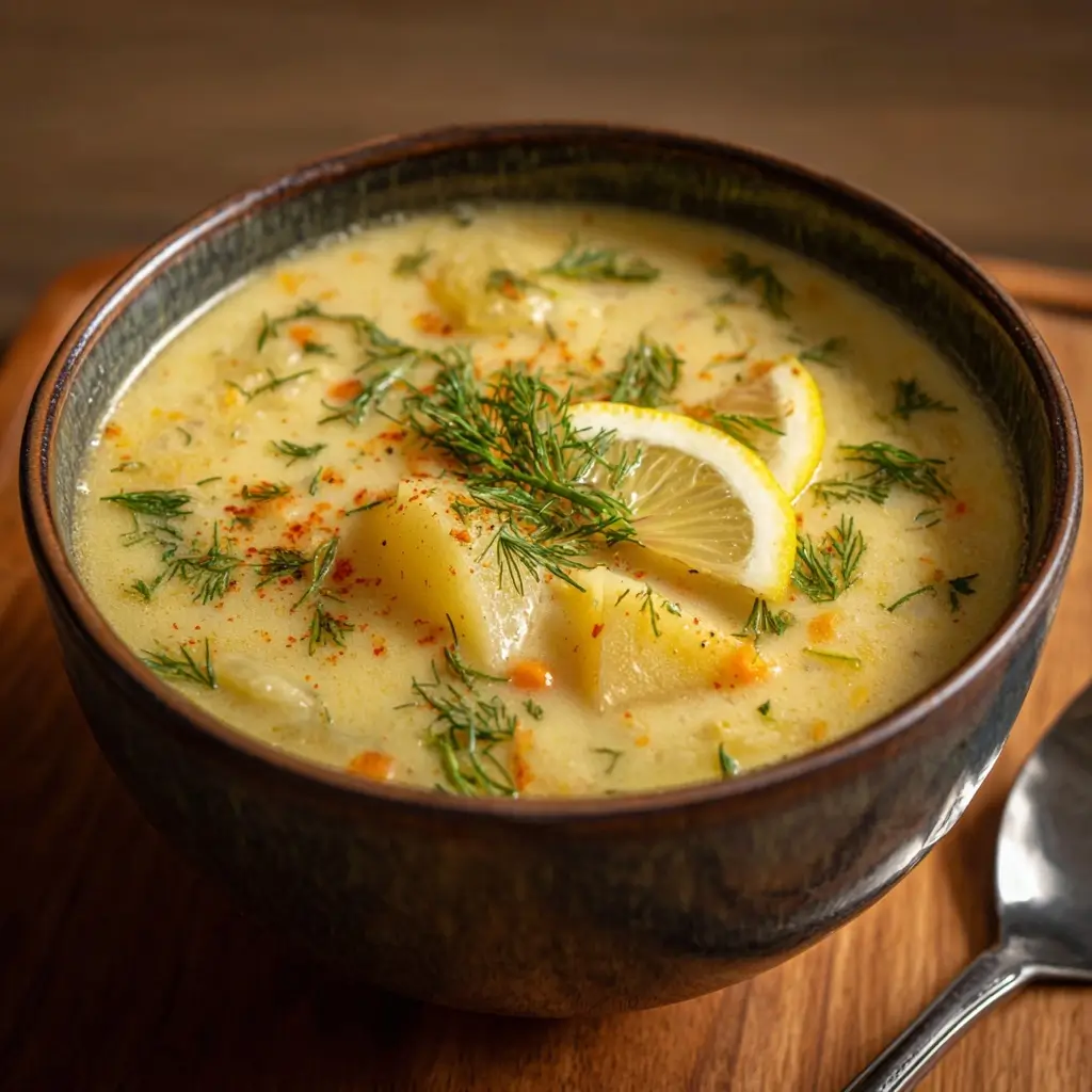 Lemon Dill Potato Soup