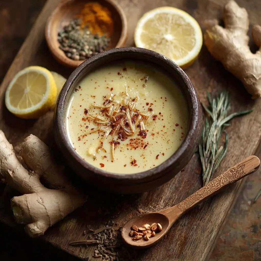 Lemon Ginger Immunity Soup