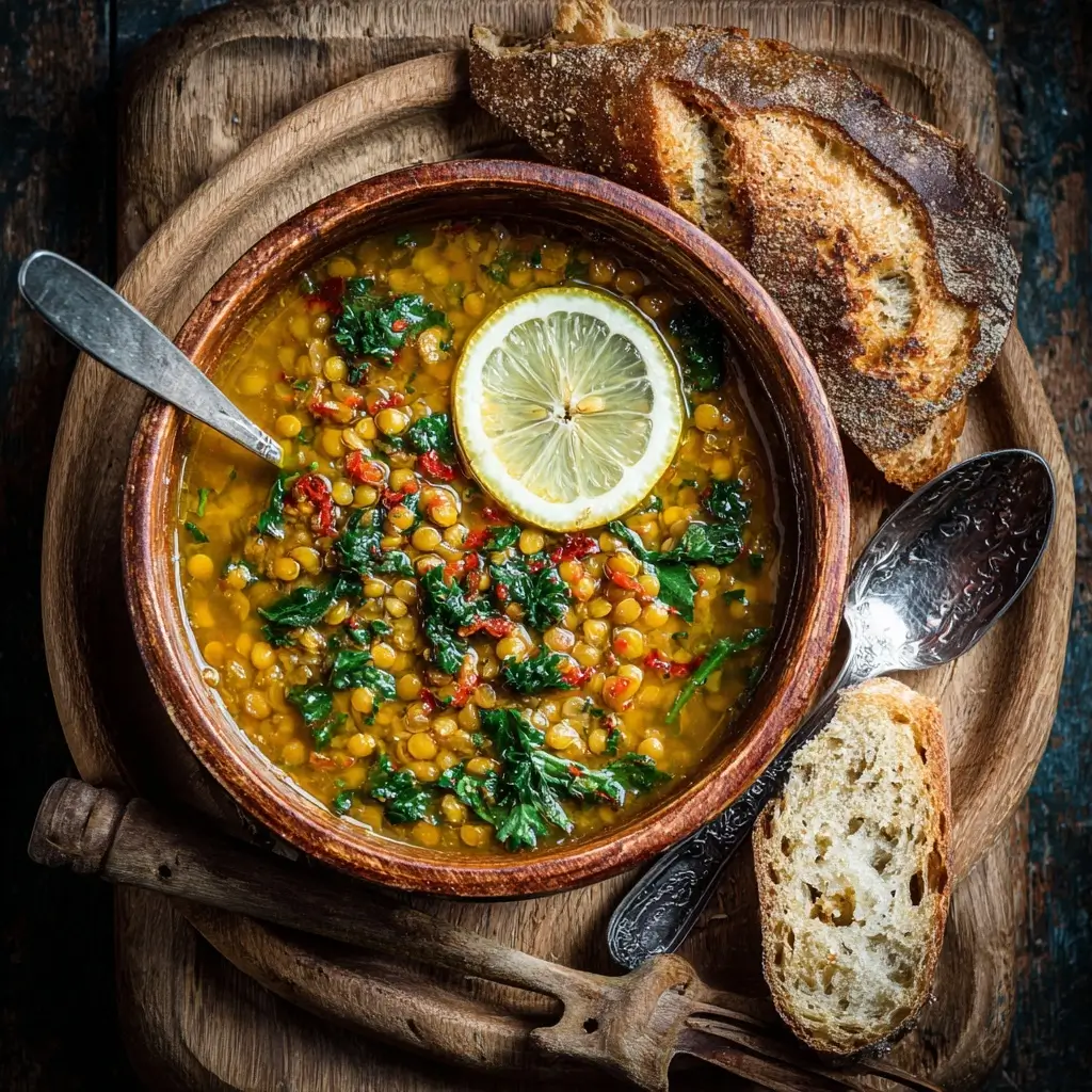 Mediterranean Lemon Lentil Soup