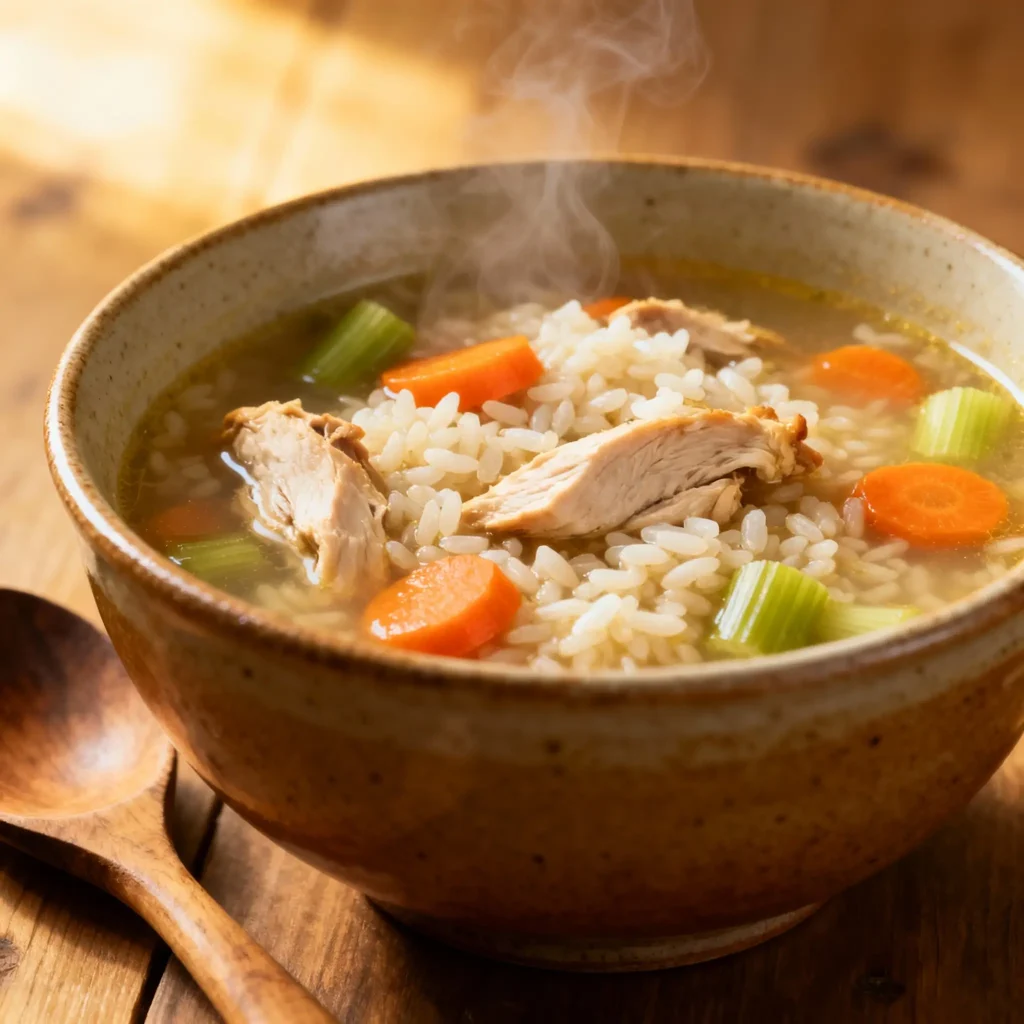 One-Pot Chicken & Rice Soup
