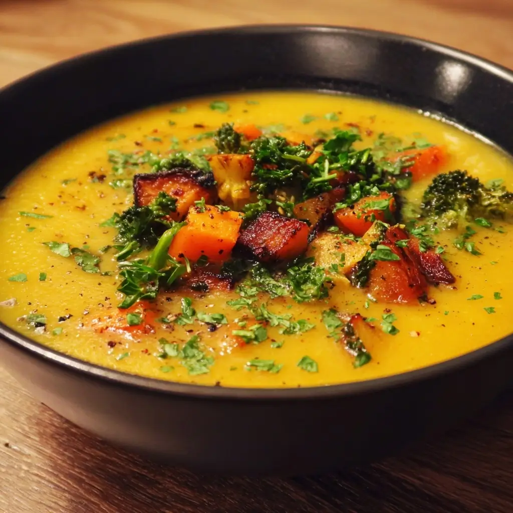 Roasted Vegetable Purée Soup