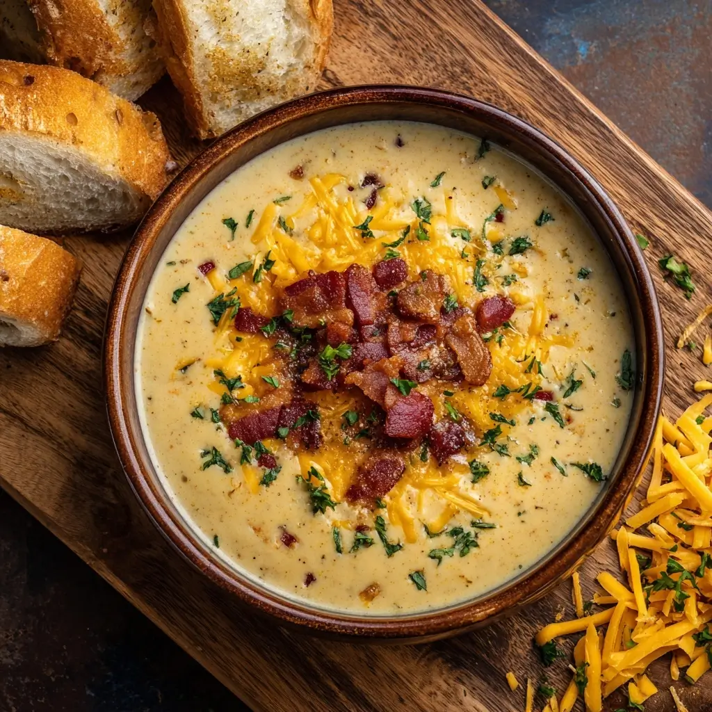 Smoky Bacon & Cheddar Soup
