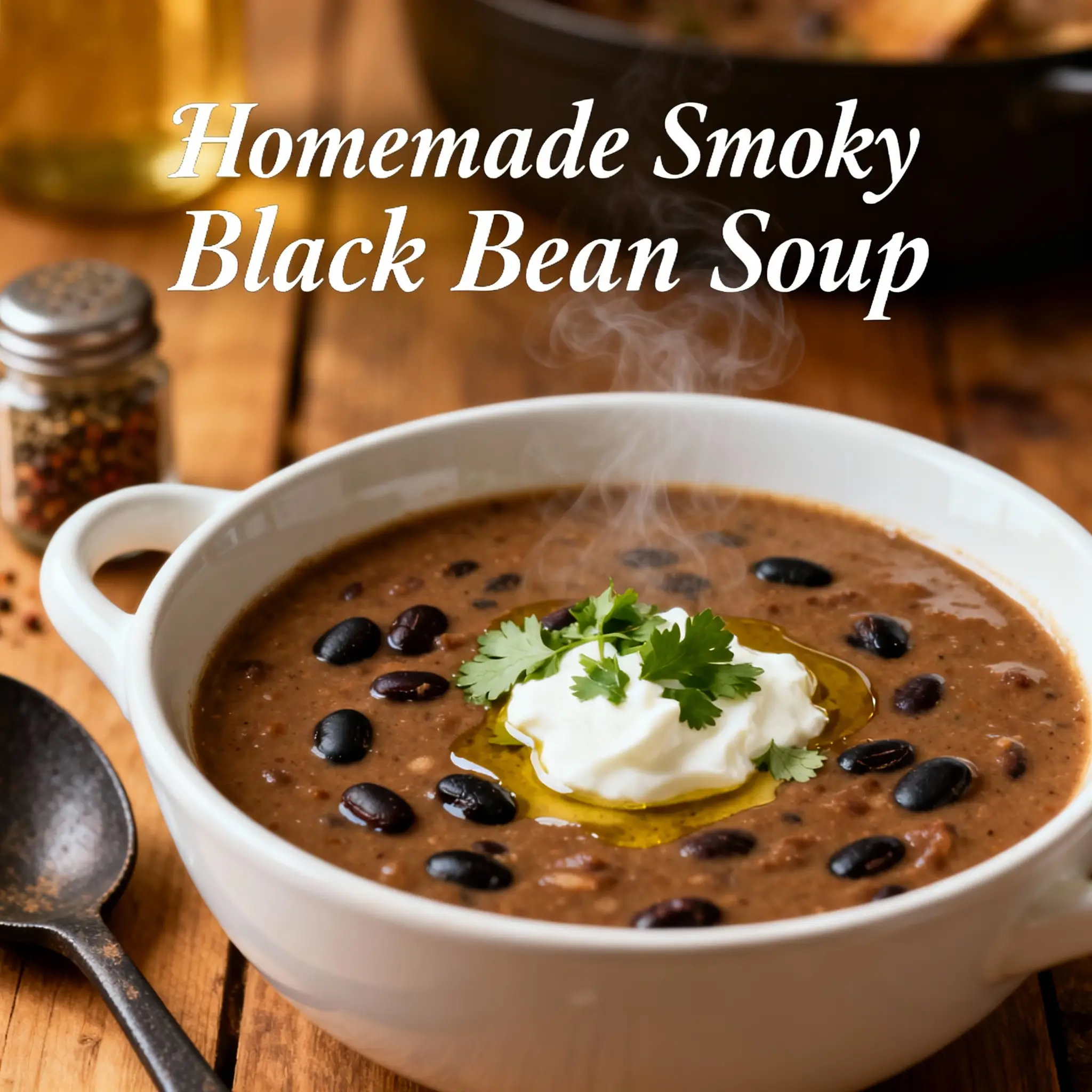 Smoky Black Bean Soup