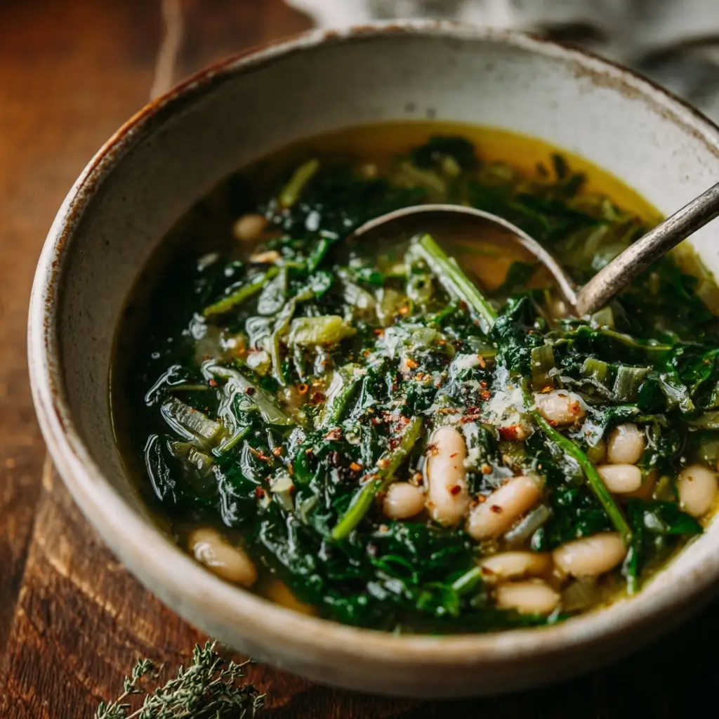 White Bean & Spinach Detox Soup