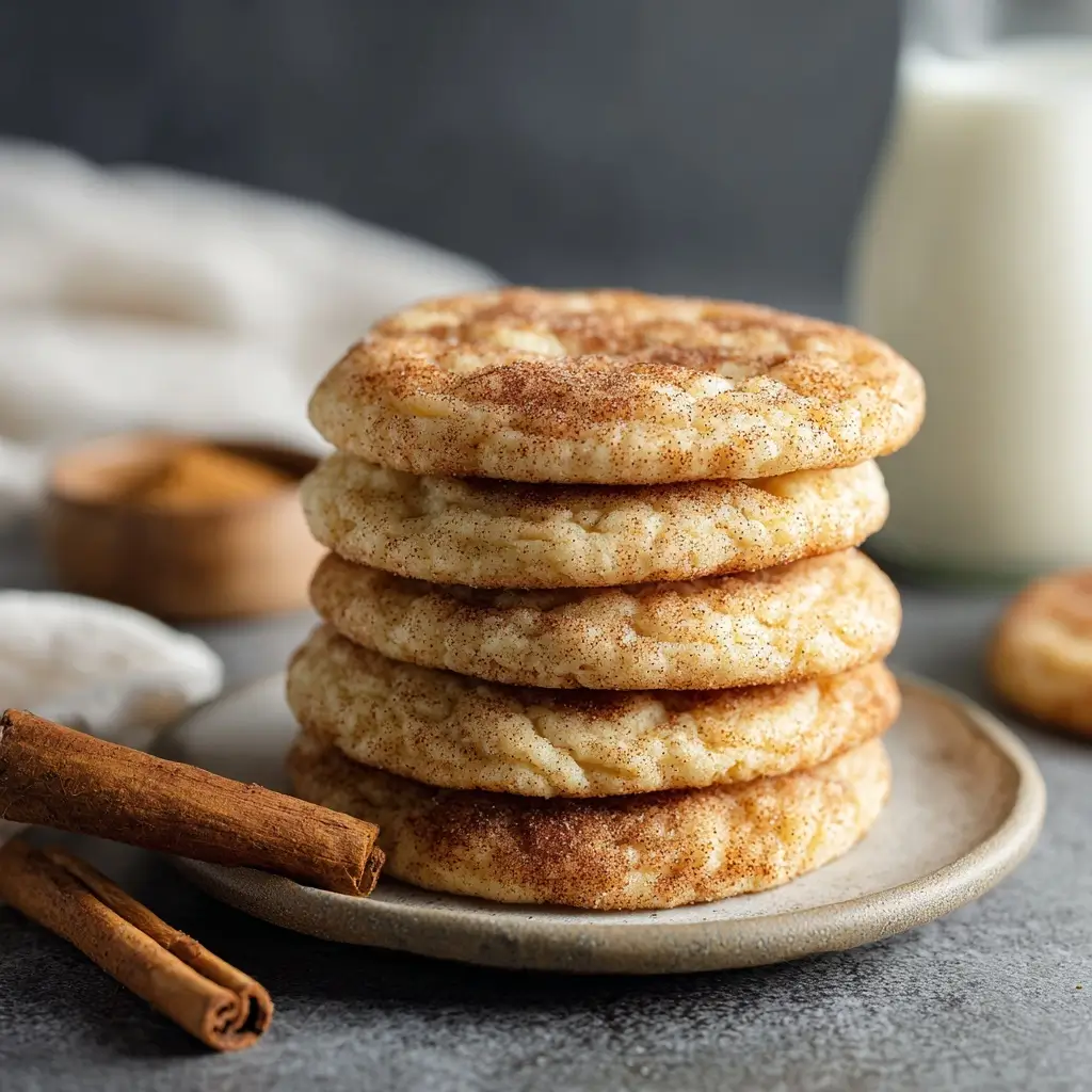 Chewy Snickerdoodle Cookies