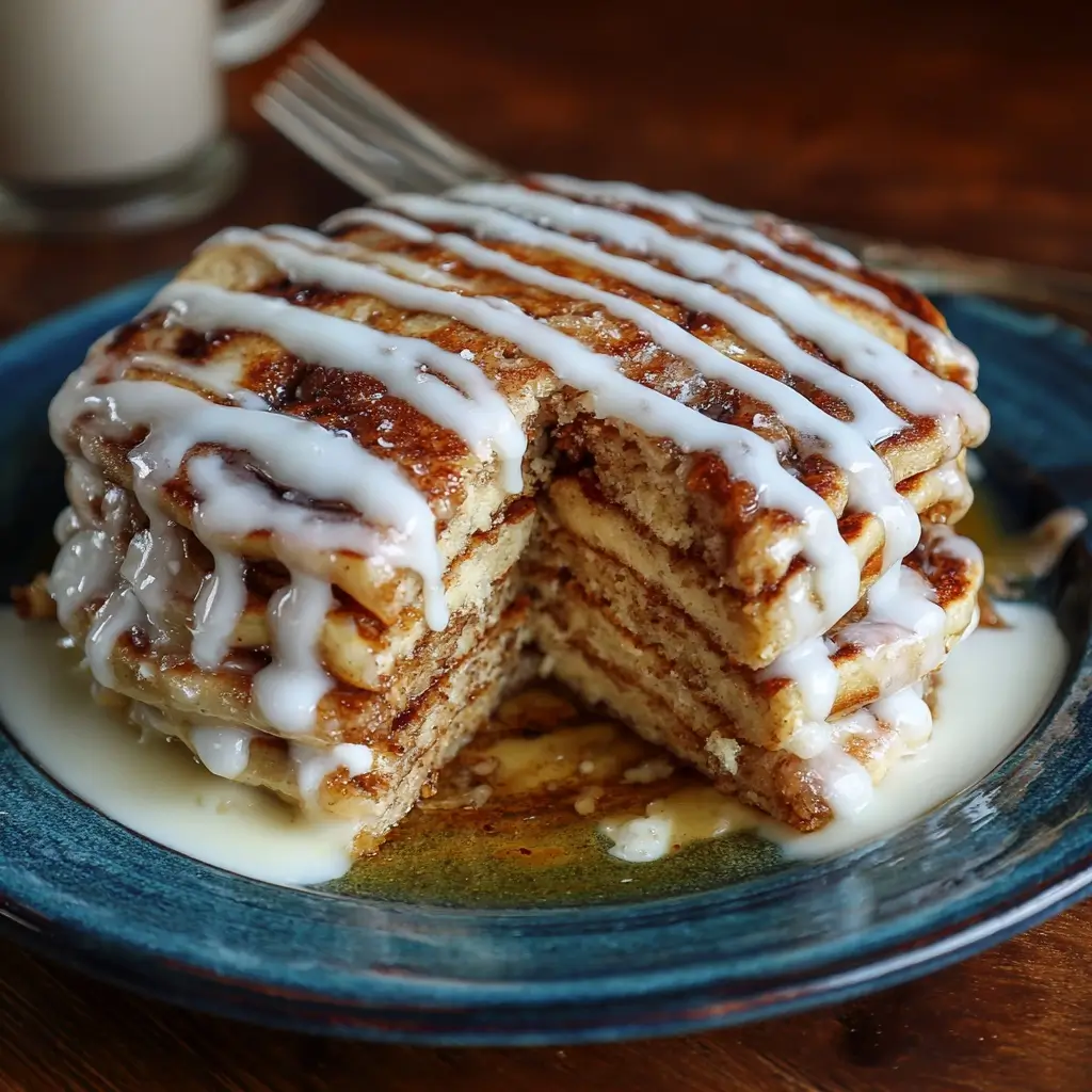 Cinnamon Roll Pancakes