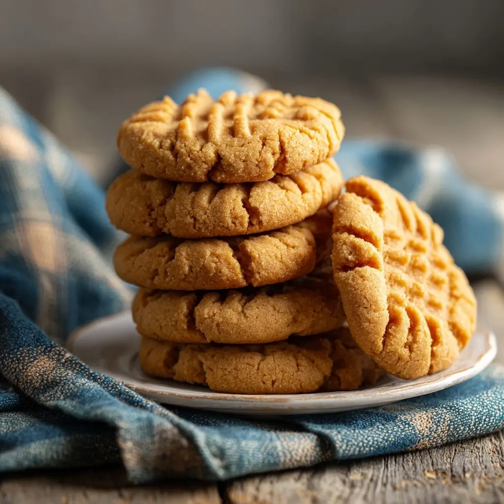 Melt-in-Your-Mouth Peanut Butter Cookies