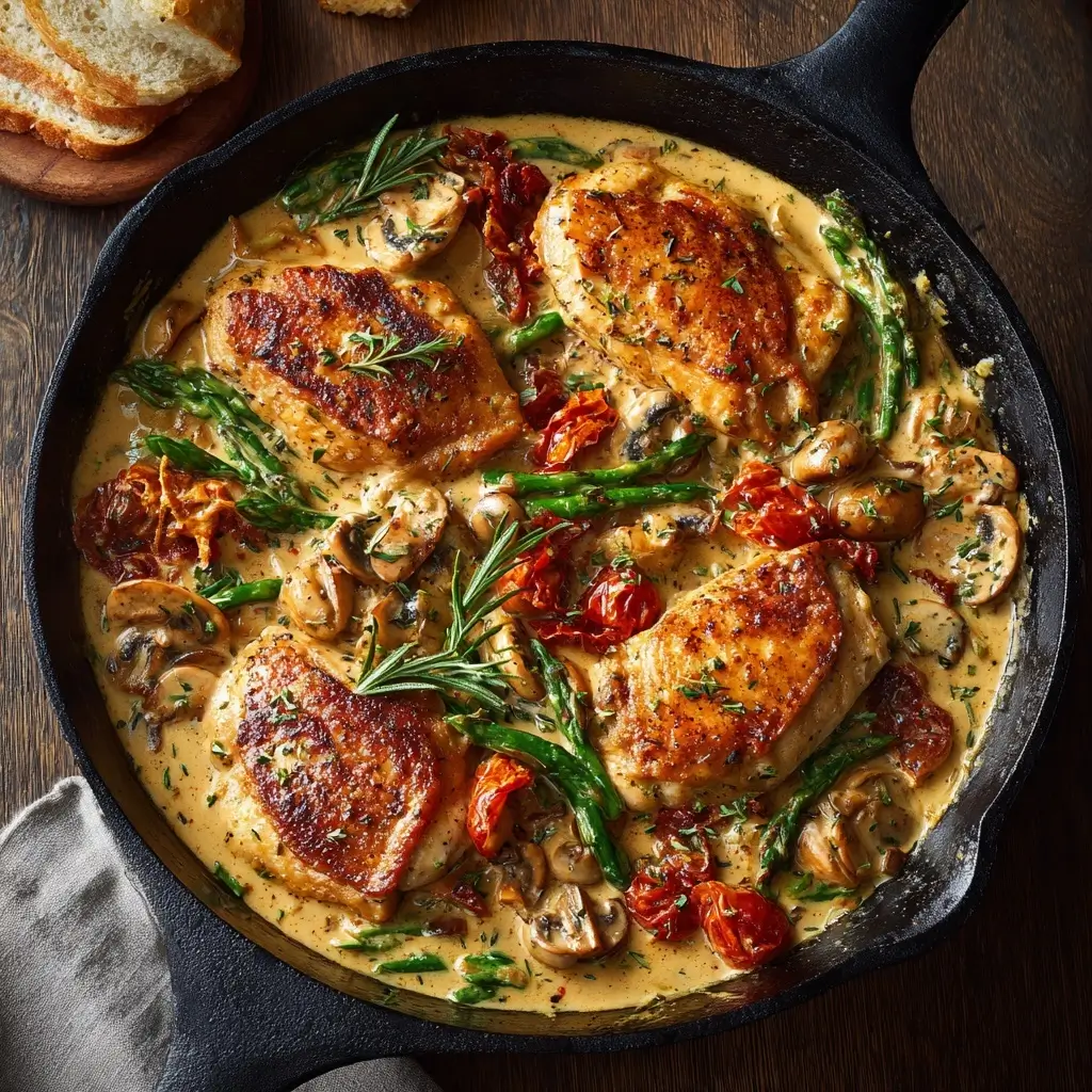 One-Pan Creamy Tuscan Chicken