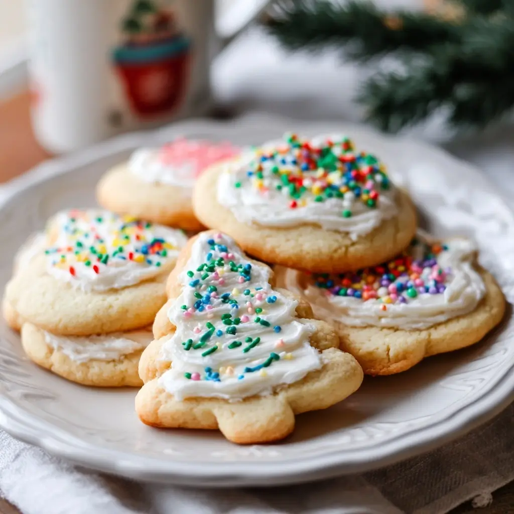 Soft Frosted Sugar Cookies