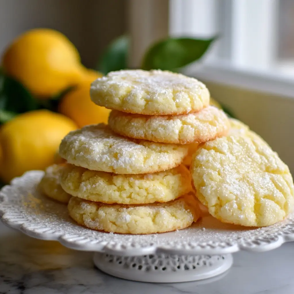 Soft Lemon Sugar Cookies