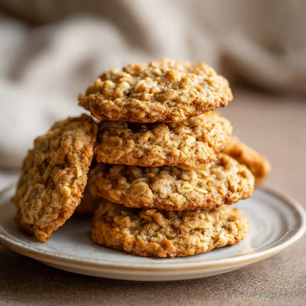 Soft and Chewy Oatmeal Cookies