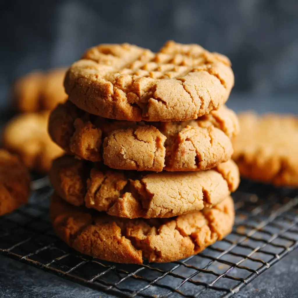 Thick Peanut Butter Cookies