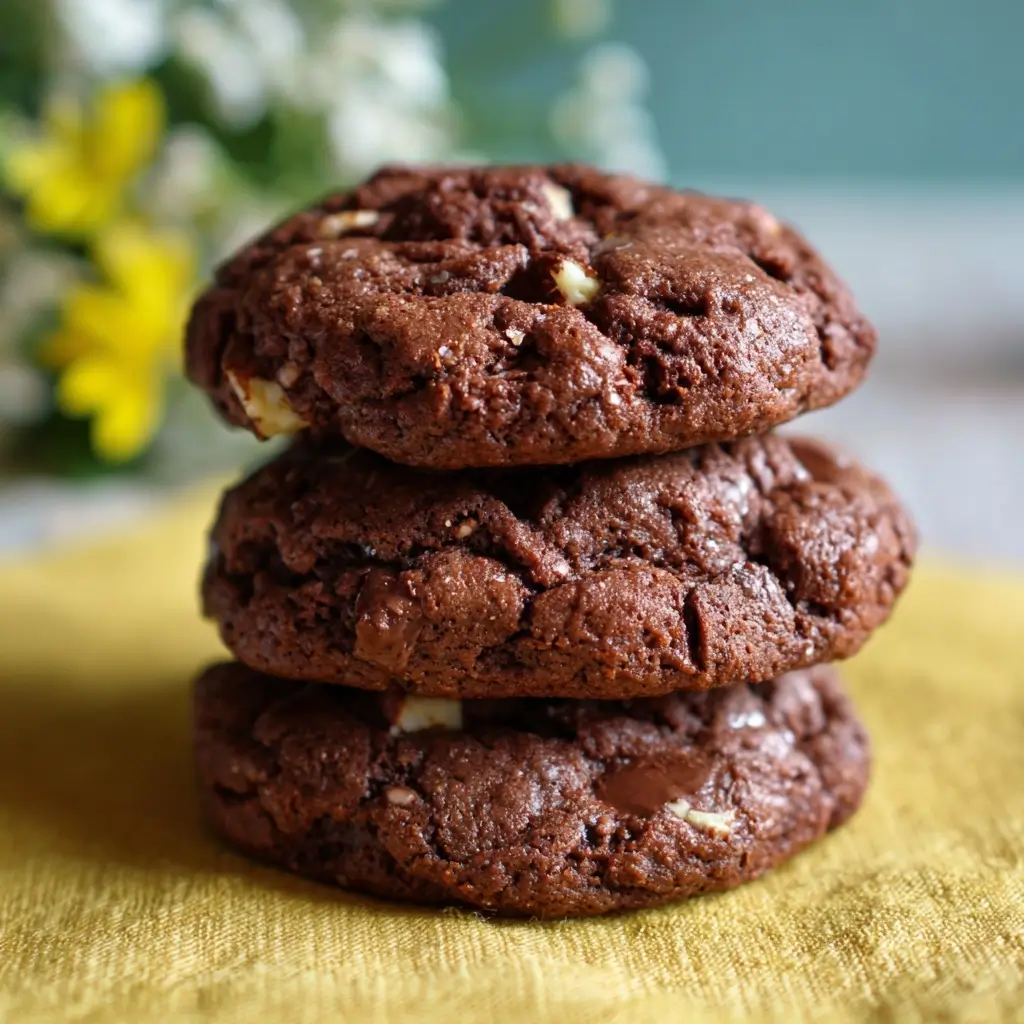 Triple Chocolate Cookies